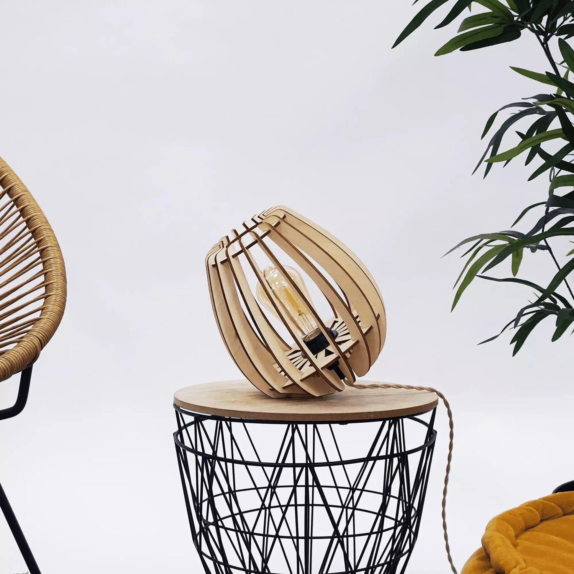 Atome | Lampe à poser - Atelier Loupiote | Lampes artisanales françaises