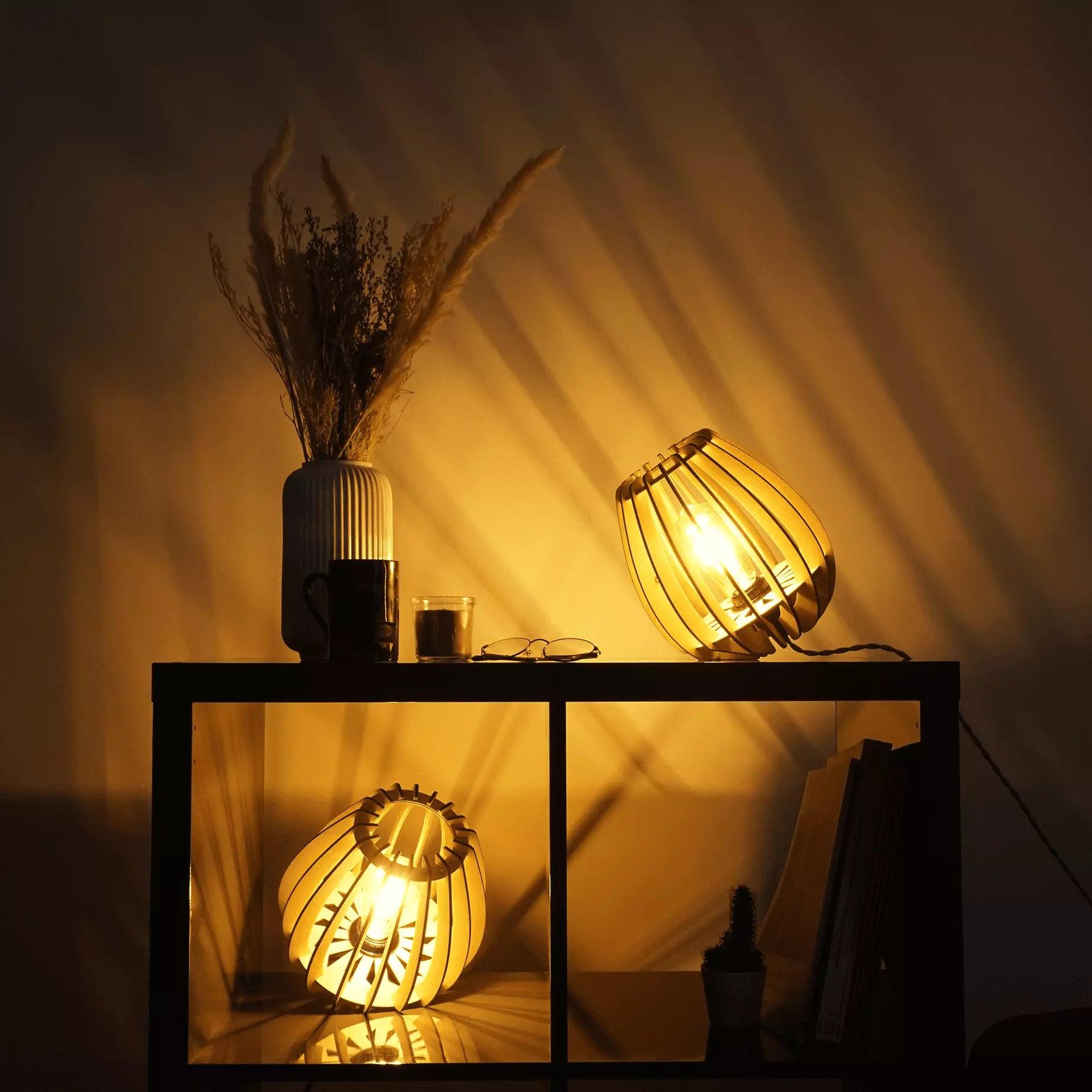Atome | Lampe à poser - Atelier Loupiote | Lampes artisanales françaises