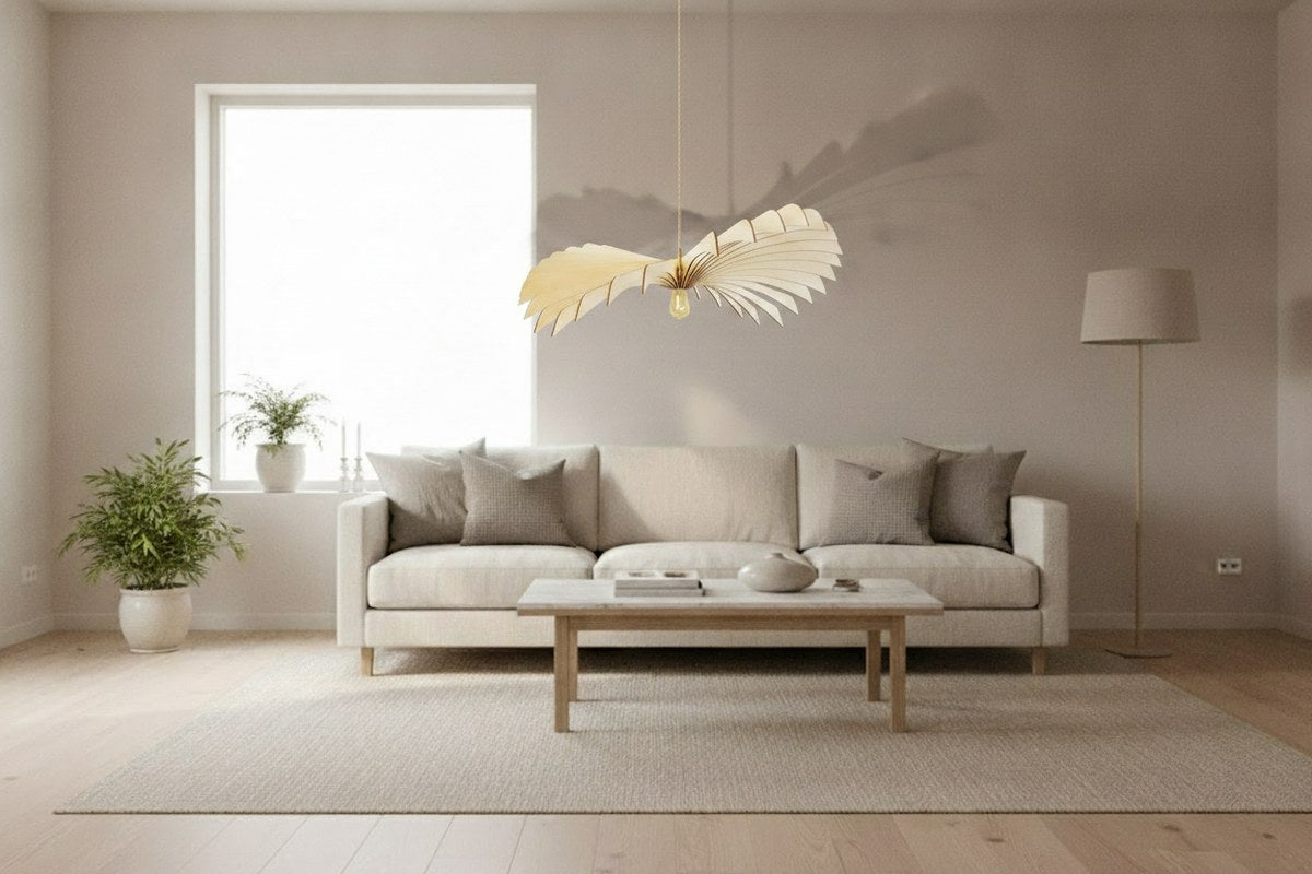 Pièce avec le luminaire